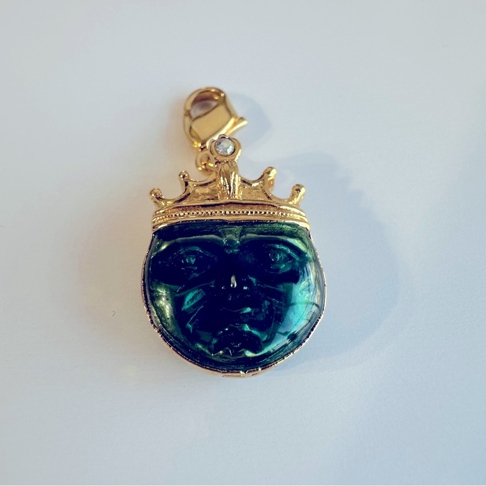 KIRKS FOLLY MOON FACE CHARM